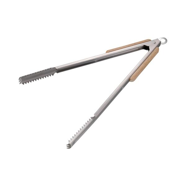 他サイト： キャプテンスタッグ BBQ ウッドグリップ 炭バサミ 35cm UG-3286 4560464275704の商品画像