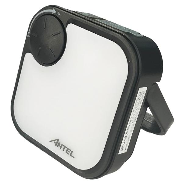 ANTEL ソーラーパネル ランタン ブラック モバイルバッテリー機能 IP44