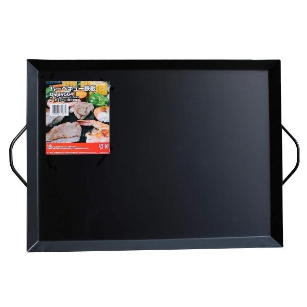バーベキュー鉄板　大商品管理番号:4900945310379本体：約560×415mm厚み：約1.5mm