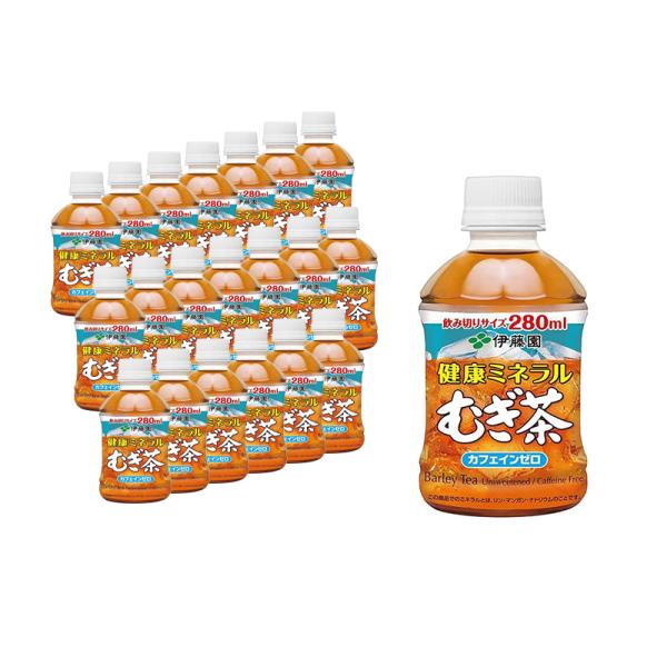 他サイト： 【24本セット】伊藤園 健康ミネラルむぎ茶 ペットボトル 280ml 麦茶 カフェインゼロ ノンカフェイン PET お取り寄せ商品 4901085094051Sの商品画像