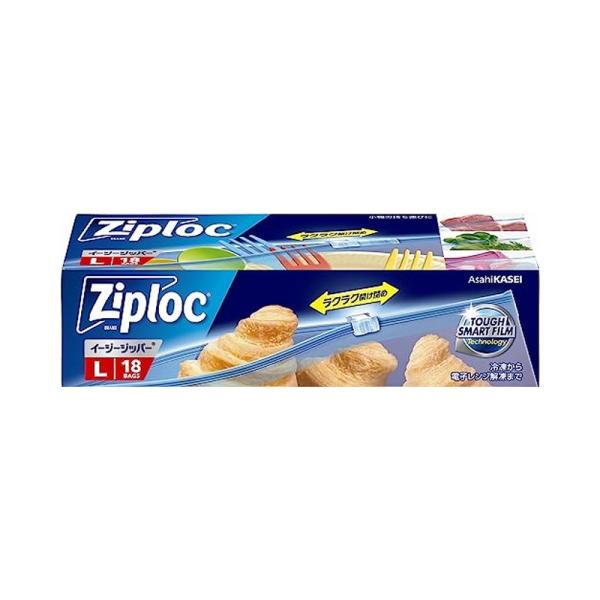 他サイト： Ziploc ジップロック イージージッパー L 18枚 4901670116076の商品画像