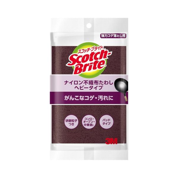 他サイト： 3M たわし スポンジ キッチン コゲ落とし ヘビータイプ スコッチブライト M-51 4901690000447の商品画像