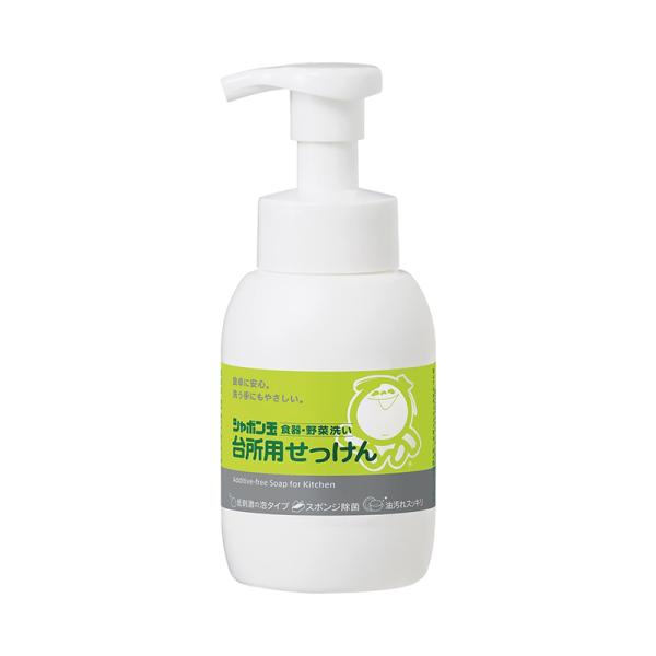他サイト： シャボン玉石けん シャボン玉 台所用せっけん 泡タイプ ボトル 300ml 4901797034178の商品画像