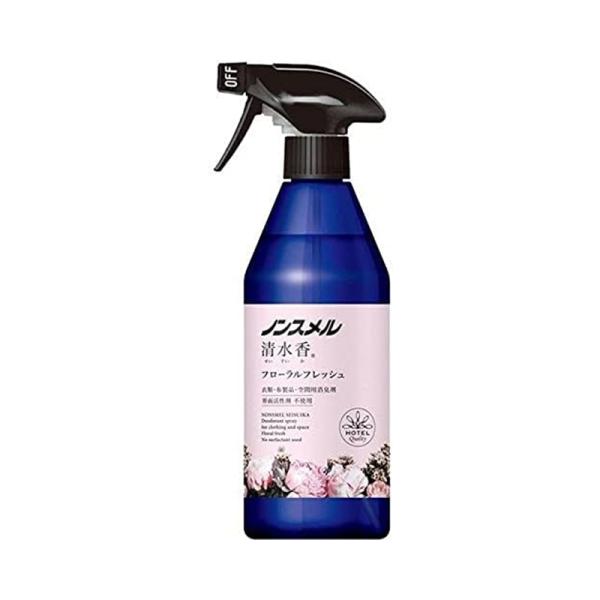 他サイト： 白元アース ノンスメル 清水香 フローラルフレッシュの香り 400ml 消臭スプレー 除菌スプレー 4902407013965の商品画像