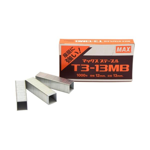 他サイト： MAX ステープル 1000本 T3-13MB MS92611 メール便対応（8個まで） 4902870500139の商品画像