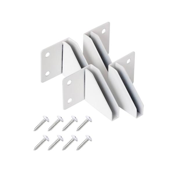 ディアウォールで作った柱に有孔ボードや合板を後付けできるアイテム