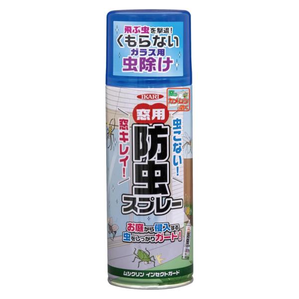 他サイト： イカリ消毒 ムシクリン インセクトガード 窓用 防虫スプレー 420ml ガラス用 虫除け 4906015031472の商品画像