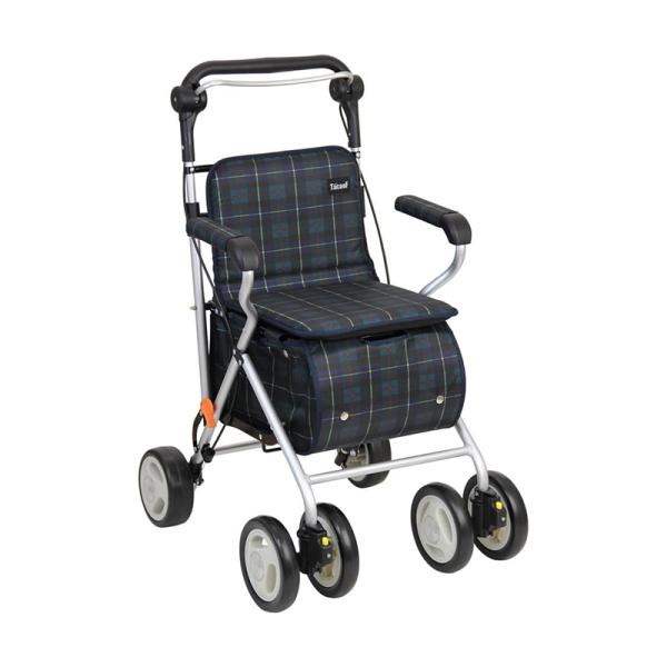 容量たっぷりのスタンダードタイプのシルバーカー