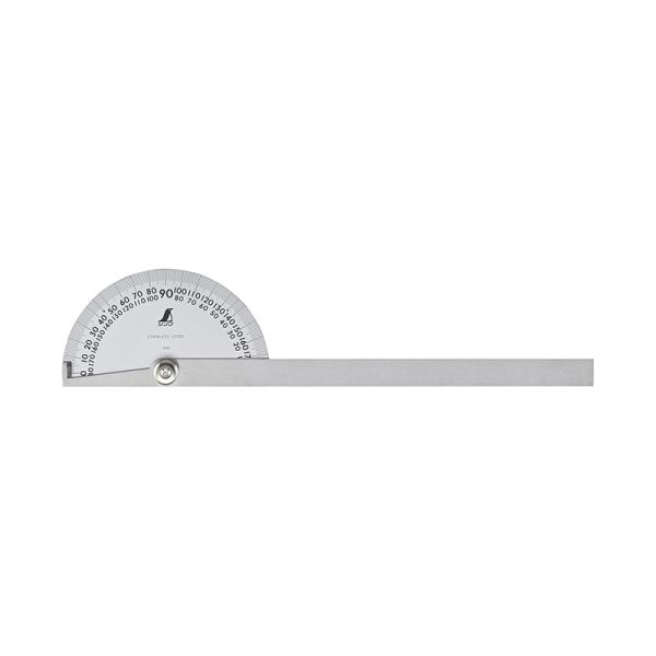 他サイト： シンワ測定 プロトラクター No.30 シルバー φ120 竿目盛なし 角度計 62774 4960910627741の商品画像