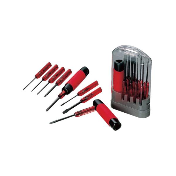 アネックス スーパーラバーグリップ 8本組 ドライバーセット No6900 4962485101145