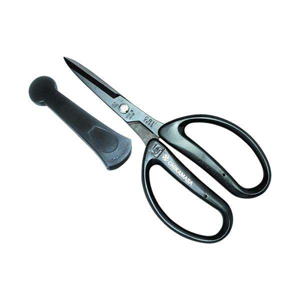 他サイト： 近正 フローリスト アレンジはさみ キャップ付 園芸用ハサミ CRI-360SFBK メール便対応（2個まで） 4967645110654の商品画像