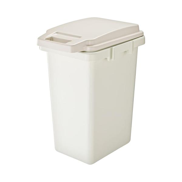 他サイト： リス ワンハンドパッキンペール ベージュ 45L ゴミ箱 45JS 4971881170105の商品画像