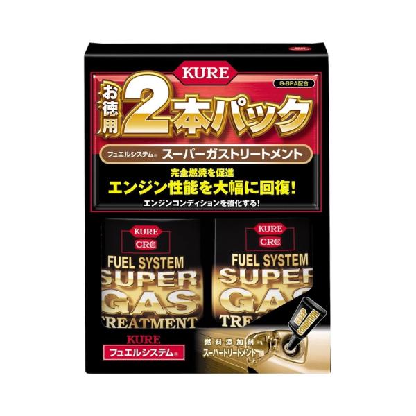 他サイト： 呉工業 フュエルシステム スーパーガストリートメント 236ml×2 燃料添加剤 2本パック 2308 4972444023081の商品画像