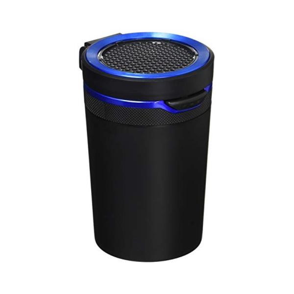 他サイト： 星光産業 車内用品 灰皿 EXEA ソーラーリングアッシュ ブラック ドリンクホルダー型 LED付き ED-182 4974267141829の商品画像
