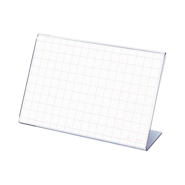 ササガワ カード立 L型 PET・トーメイ 34-3320 4974268602947