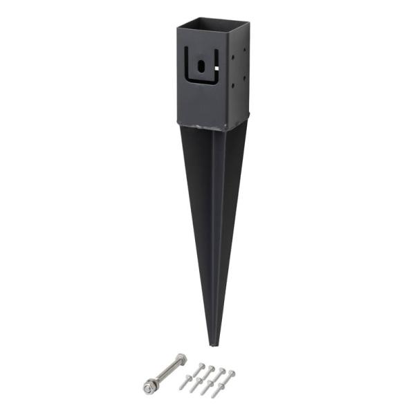 タカショー ホームEX 柱固定金具 地中杭 /A 60角柱用 HEX-01 4975149323494