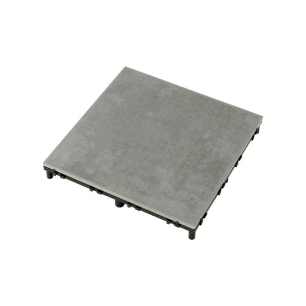 タカショー ベースアップ 敷くだけタイル 磁器 ダークグレー JBG-BCDG 4975149371808