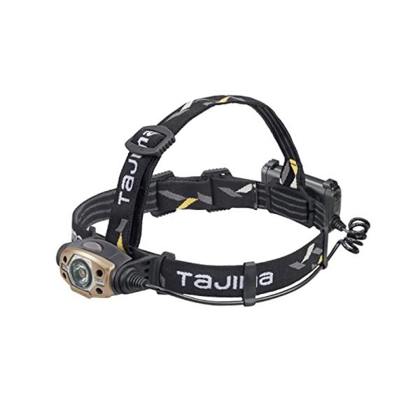 他サイト： TJMデザイン タジマ(Tajima) LEDヘッドライトC501Dセット LE-C501D-SP 専用充電池付 黒金 4975364267115の商品画像