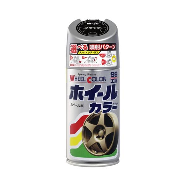 他サイト： ソフト99 ホイールカラー ブラック W-39 補修ペイント ホイール専用スプレー 07539 4975759075394の商品画像