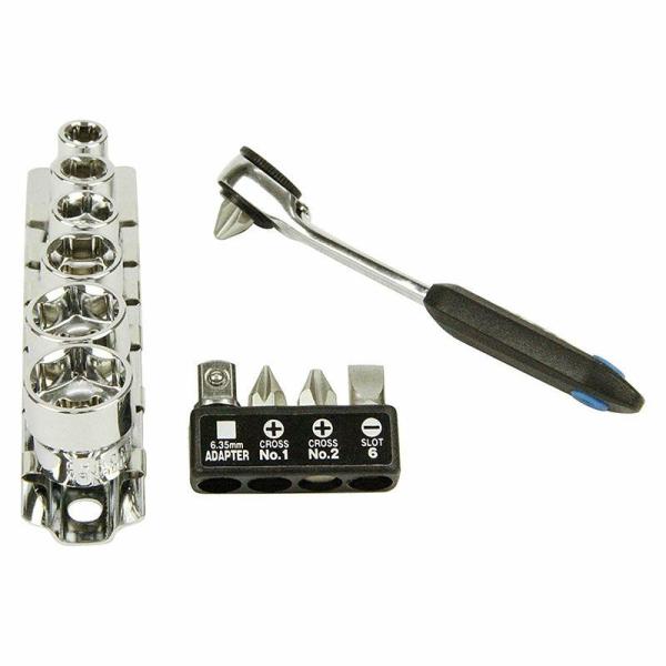 他サイト： SK11 スリムラチェットドライバー セット SRD-226 4977292201612の商品画像