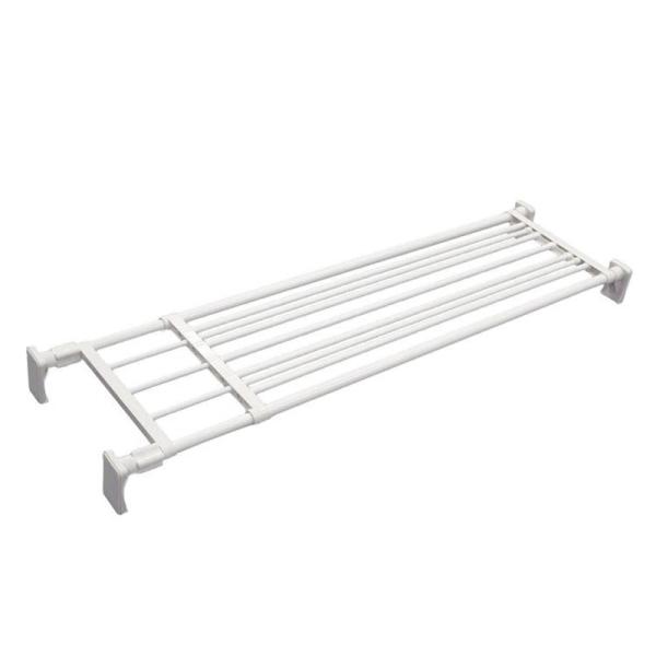 突っ張り棚 超強力 ワイド ホワイト 耐荷重50〜20kg 幅118