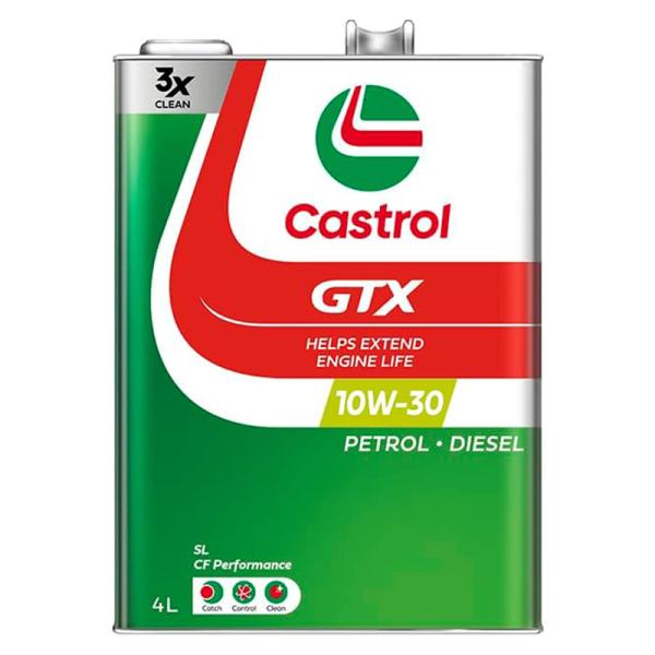 Castrol（カストロール） エンジンオイル GTX 4L 鉱物油 10W-30