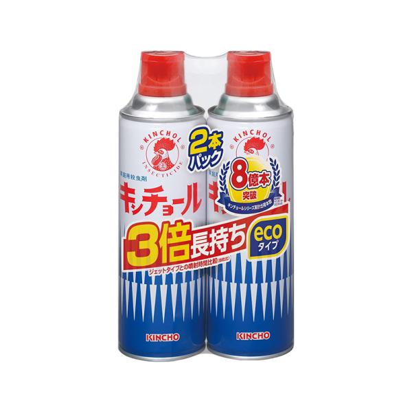 他サイト： KiNCHO キンチョー キンチョール 450ml 2本パック 殺虫剤 殺虫スプレー 4987115100916の商品画像
