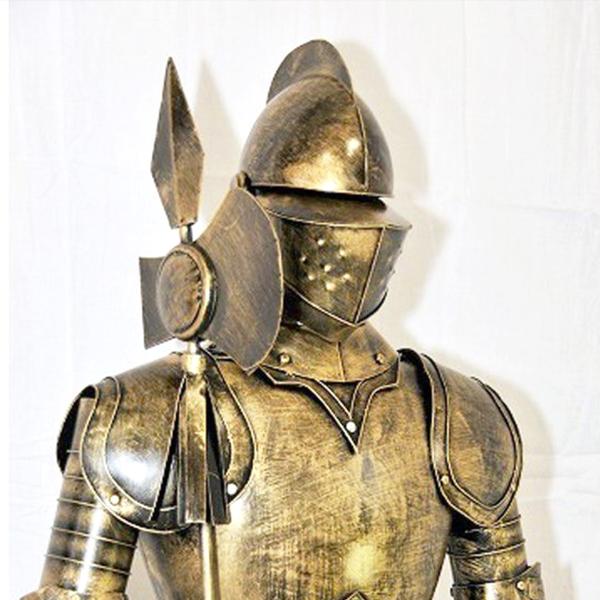 西洋甲冑人形約幅35cmx奥行32cmx高さ110cm ゴールド 西洋甲冑鎧兜レプリカアンティーク調中世の騎士ヨーロッパ Buyee Buyee 提供一站式最全面最專業現地yahoo Japan拍賣代bid代拍代購服務