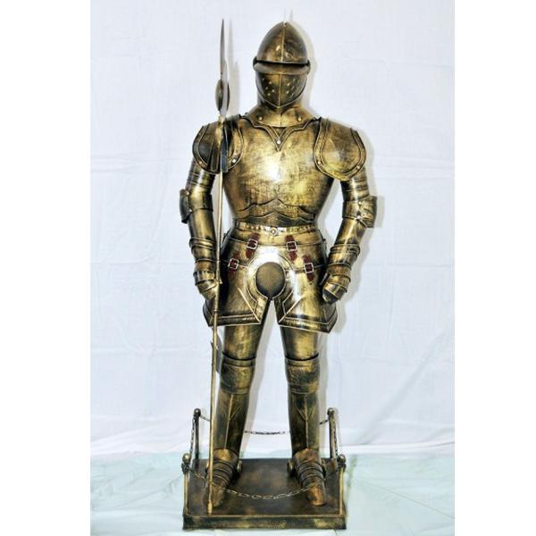 西洋甲冑人形約幅35cmx奥行32cmx高さ110cm ゴールド 西洋甲冑鎧兜レプリカアンティーク調中世の騎士ヨーロッパ Buyee Buyee 提供一站式最全面最專業現地yahoo Japan拍賣代bid代拍代購服務