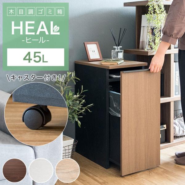 ゴミ箱 45リットル スリム おしゃれ 北欧 45l 袋 見えない ごみ箱 大