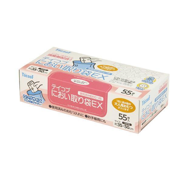他サイト： テイコブ におい取り袋EX EXC02　55枚入 幸和製作所 (おむつ 処理 消臭) 介護用品の商品画像