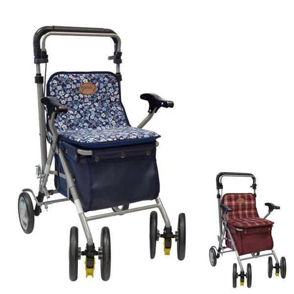 シルバーカー おしゃれ パレード 島製作所 (手押し車 ショッピングカート 折りたたみ 介護 シルバー カー)  介護用品 2025 ギフト