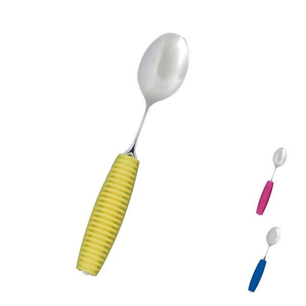 ●サイズ／　全長：19.8cm　グリップタイプ：直径2.1〜2.3cm●重量／54g●材質／18-8ステンレススチール、シリコン●耐熱温度／200度●カラー／ピンク　イエロー　ブルー●メーカー品番／　ピンク:FM-03P　イエロー:FM-0...