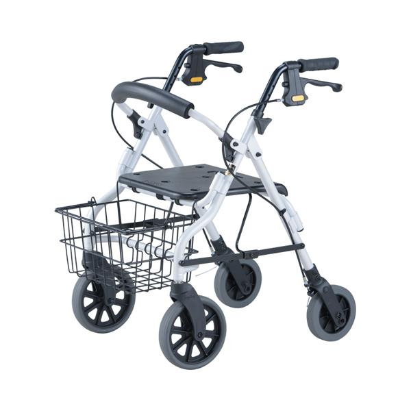 ●サイズ／　幅50×奥行70（かご無し時62）×高さ67〜80（7段階）cm　折りたたみ時：幅50×奥行49×高さ81cm　座面：幅36×奥行33cm　座面高：44cm　ハンドル内幅：39cm●車輪サイズ／前輪20×後輪15cm●重さ／7....