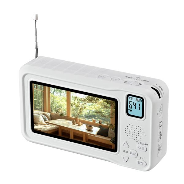 4.3型充電式ワンセグテレビ TSK145W 多摩電子工業 介護 日常生活 災害