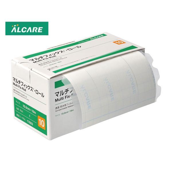 他サイト： アルケア マルチフィックス・ロール10号 17823 (10cm×10ｍ)（絆創膏　創傷用ドレッシング材　透湿・防水性フィルムロール）介護用品の商品画像