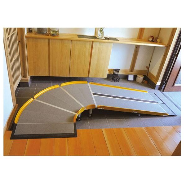 代引き不可) LスロープFK1000 微笑の杜若 643-210 長さ100cm 代引き不可) LスロープFK1000 微笑の杜若 643-210 長さ100cm