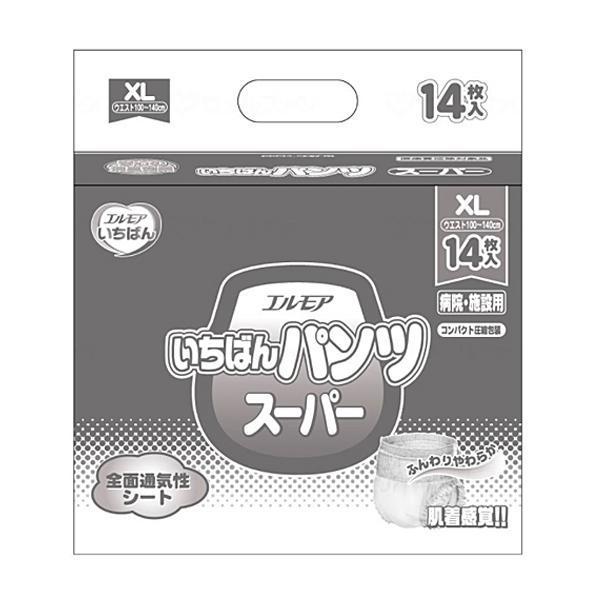 介護用 オムツ 大人用紙おむつ パンツ型 G エルモア いちばんパンツ スーパー XL 14枚 452121 カミ商事 介護用品