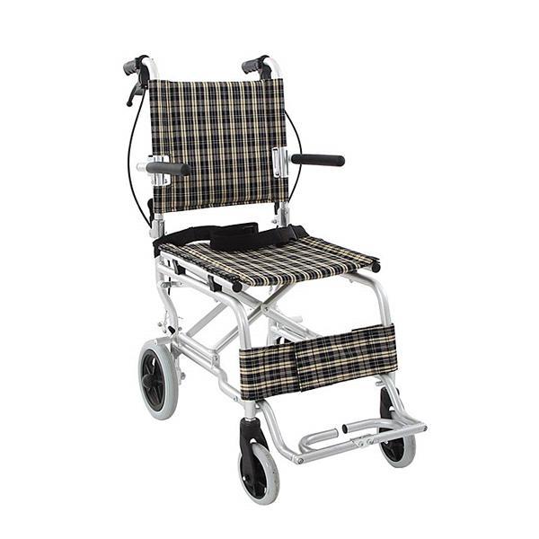 介助型 車椅子 AR-032 楽々健株式会社 (介助式 軽量 アルミ製