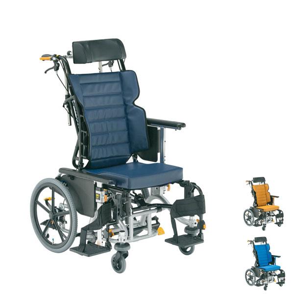 代引き不可 (法人送料無料) 介助用車いす マイチルトリジット MH-RD3D  