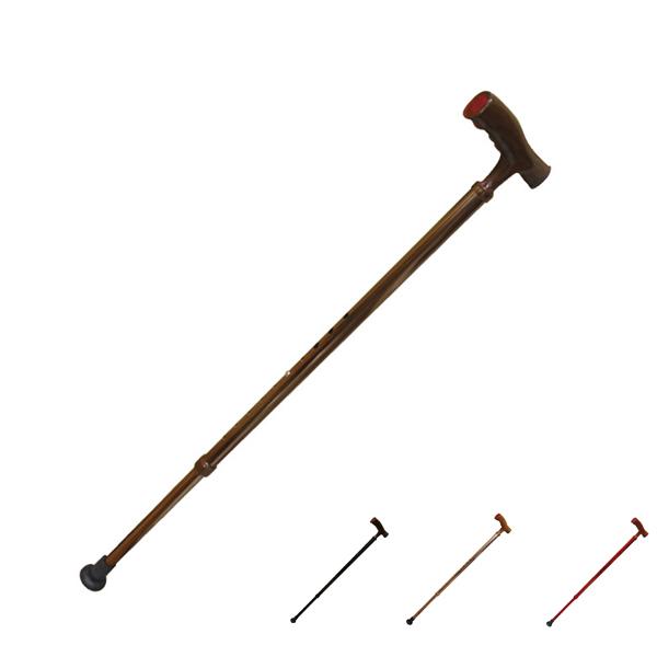 ●サイズ／長さ73〜96cm（10段階／2.5cm）●重さ／約325g●材質／　本体：アルミニウム・鉄　グリップ：ABS樹脂　杖先ゴム：合成ゴム・鉄●生産国／中国●カラー／ブラック、シャンペン、ブロンズ、レッド●メーカー品番／　ブラック:F...