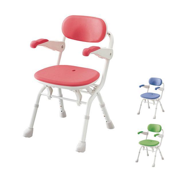 アロン化成 シャワーチェア 介護用風呂椅子 安寿 楽らく開閉シャワー