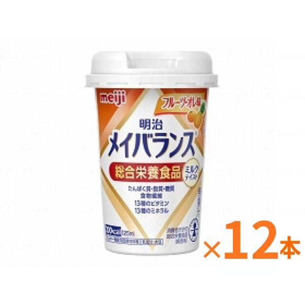 他サイト： 明治 メイバランス Mini カップ フルーツ・オレ味 125mL×12本 セット栄養補助食品 ドリンク 高齢者 高カロリー食品 介護食 介護食品 水分補給 食欲不振 流動食の商品画像