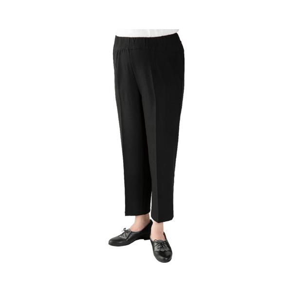 【訳アリ品につき特価】婦人スタイルをケアするパンツ 97643-13　LL ブラック ケアファッション (介護服 衣類 ズボン) 介護用品 (代引き不可)