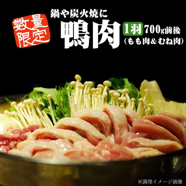 国産の自然育ちの鴨肉は、鹿児島県の中木場農場ですくすく育てられた合鴨肉です。豊かな自然ときれいな水に囲まれた環境で育った鴨肉は、特にお歳暮や贈り物として最適です。1羽（ブロック状態）でお届けするため、そのままソテーや炭火焼、スライスして鍋料...