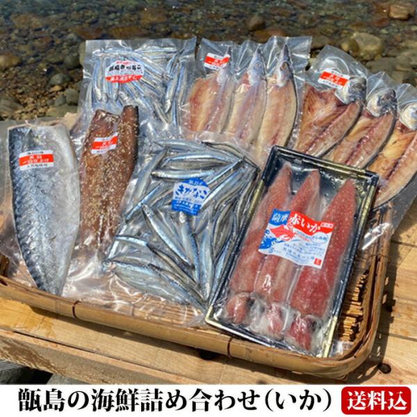 甑島の海鮮詰め合わせ セット ( いか ) 塩干 刺身 アジ カマス キビナゴ サバ 鹿児島県 ハロウィン 産地直送 お取り寄せ ギフト 贈り物