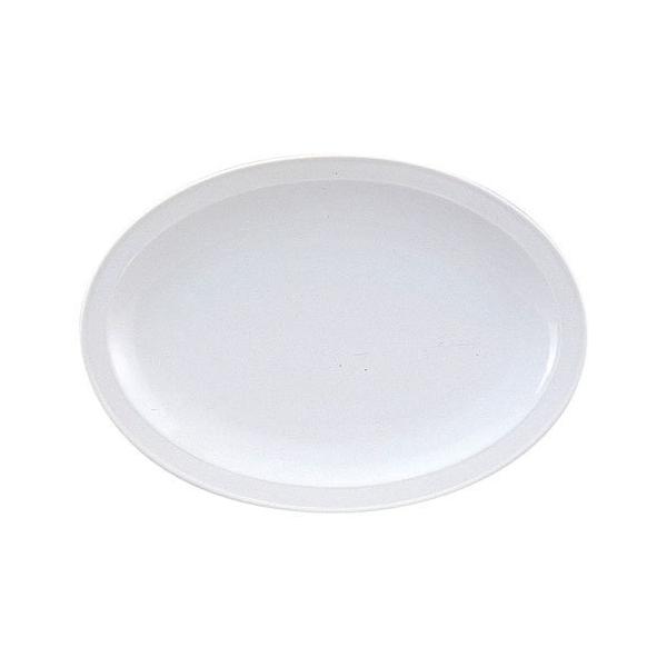 プラター 白中華 楕円皿 大 21.3cm 国産 業務用 食器 楕円形 中華食器 餃子 酢豚