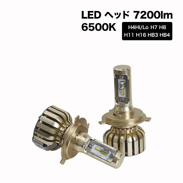 LED ヘッドライト H4 Hi/Lo H8 H11 H16 HB3 HB4 12V/24V 車対応