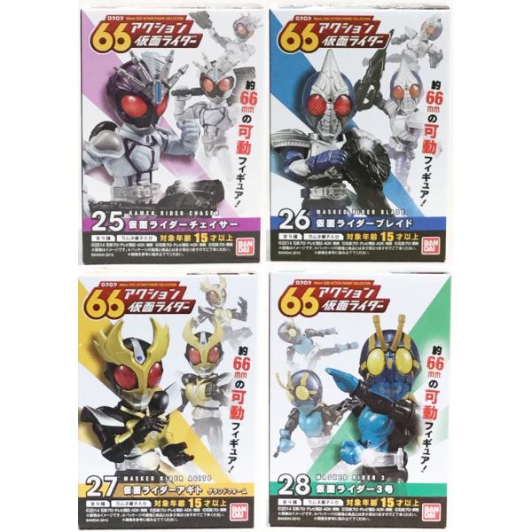 BANDAI 66アクション 仮面ライダー7/全4種セット/バンダイ食玩 BANDAI 66アクション 仮面ライダー7/全4種セット/バンダイ食玩