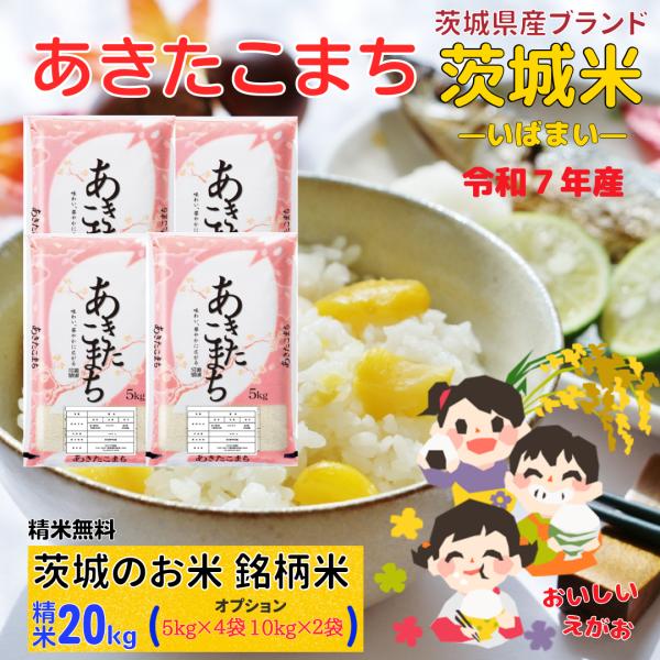 あきたこまち 米 20kg 茨城県産あきたこまち お米 白米 20キロ